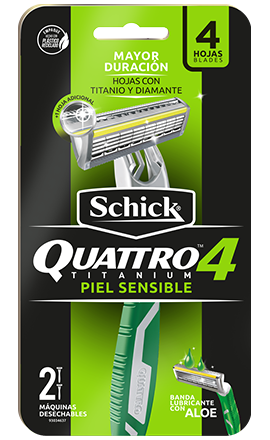 Quattro Titanium Piel Sensible Pack x2